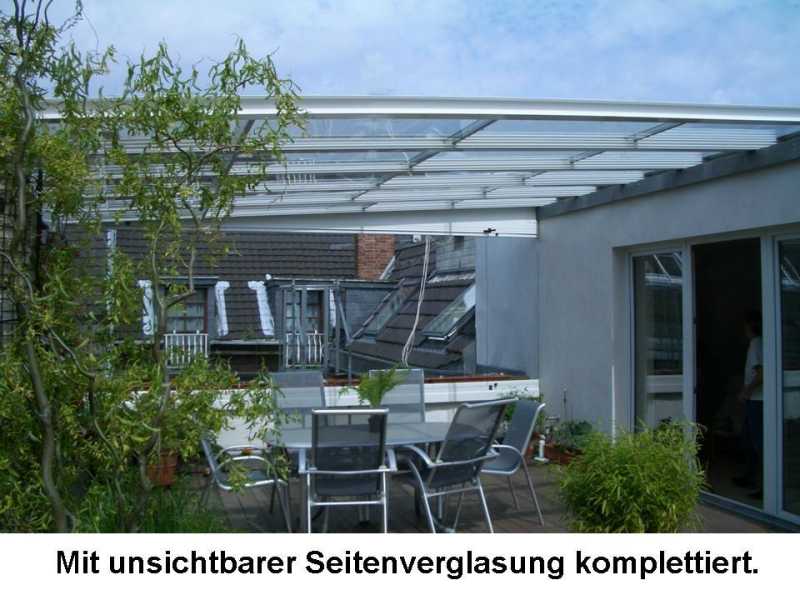 Das "unsichtbare" Pergola-Terrassendach.